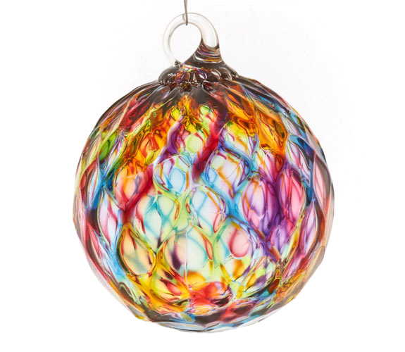  Rainbow Ornament by Glass Eye Studio